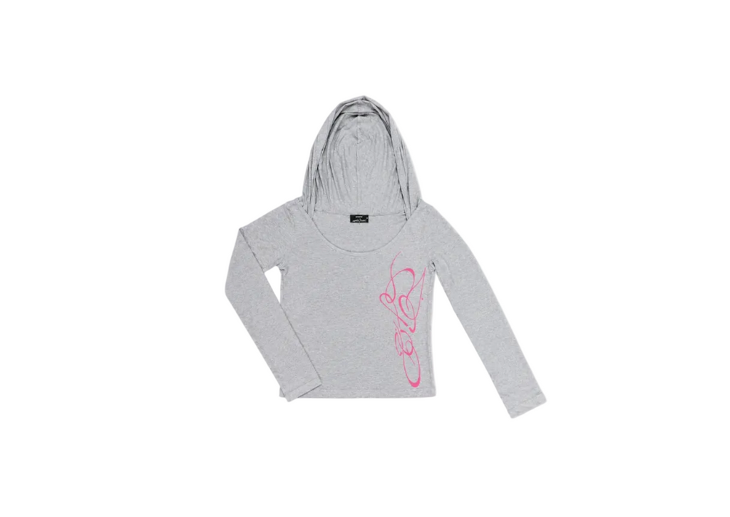 Gray Jwana Hooded Longsleeve