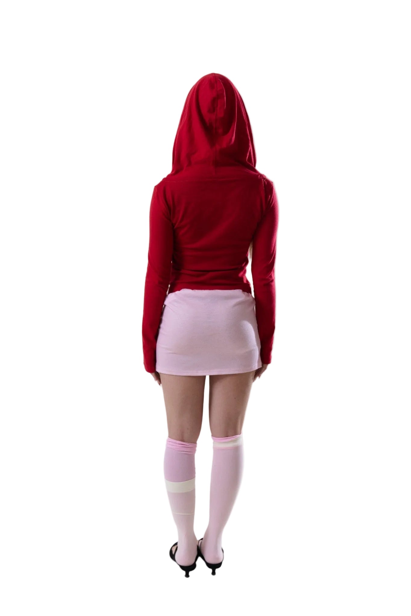 Red Jwana Hooded Longsleeve