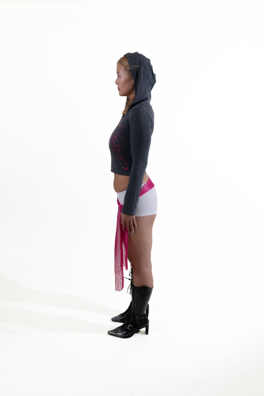 Dark Gray Jwana Hooded Longsleeve