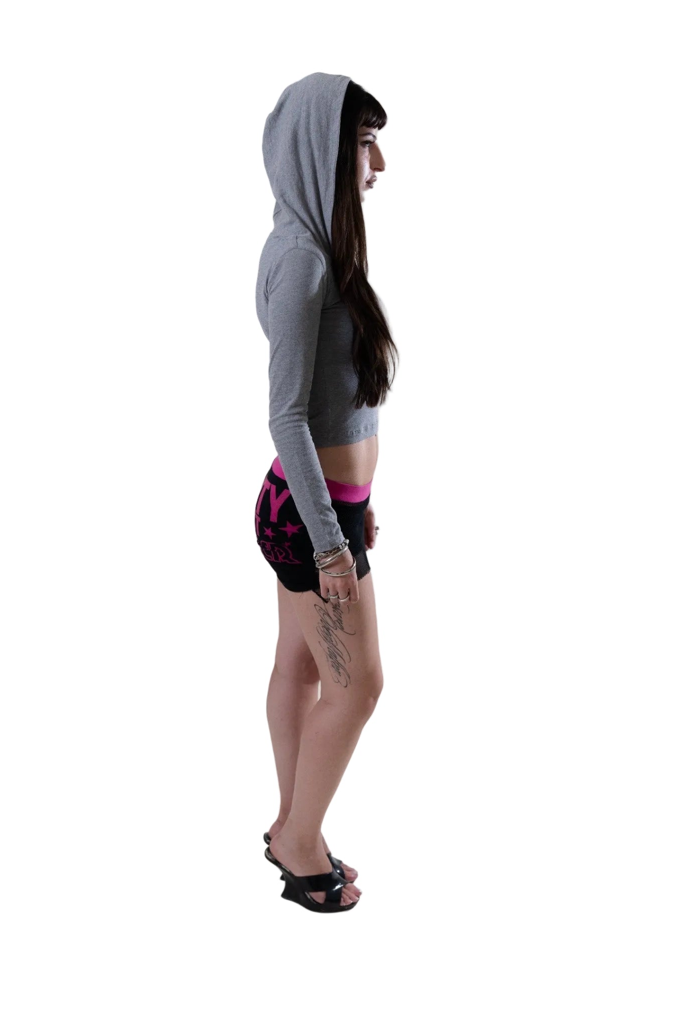 Gray Jwana Hooded Longsleeve