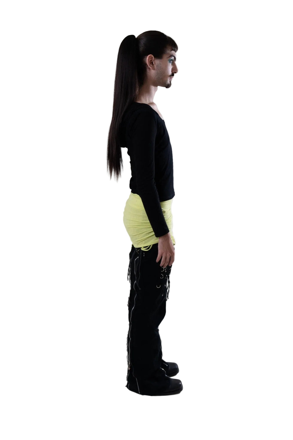 Black Jwana Hooded Longsleeve