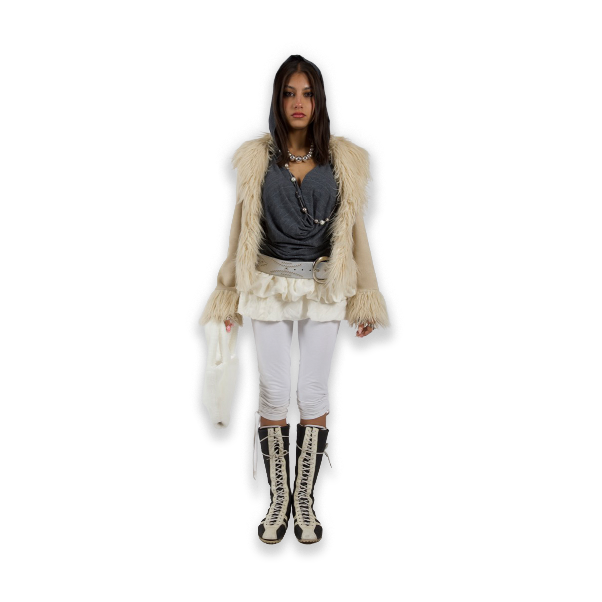 Silk Bubble Mini Skirt